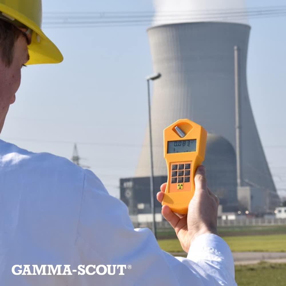 GAMMA-SCOUT Standard | Contador Geiger para radiactividad - dispositivo de medición profesional para radiación alfa, beta y gamma - uso como dosímetro personal - incluye interfaz USB y software de evaluación.