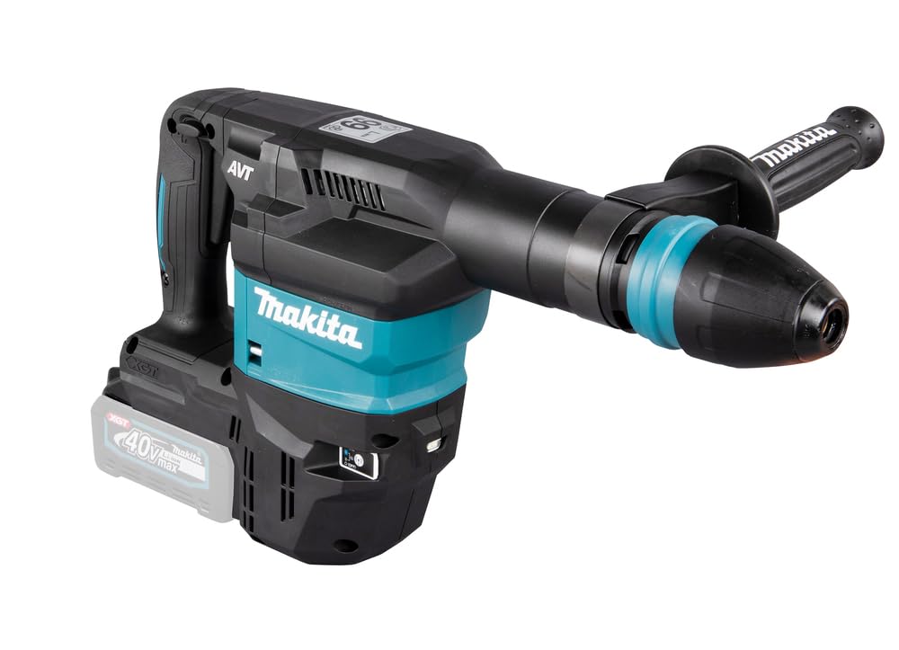 Makita HM001GZ02 - Martillo demoledor BL 40Vmáx XGT 7,1 kg AVT AWS (40 V, iones de litio, 40 V) (sin batería, sin cargador) Azul Petróleo