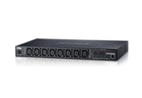 ATEN PE8108G Unidad de distribución de energía (PDU) 1U Negro 8 Salidas AC - Unidad de distribución de energía (PDUs) (Monitorizado, 1U, Horizontal, Metal, Negro, 8 Salidas AC)