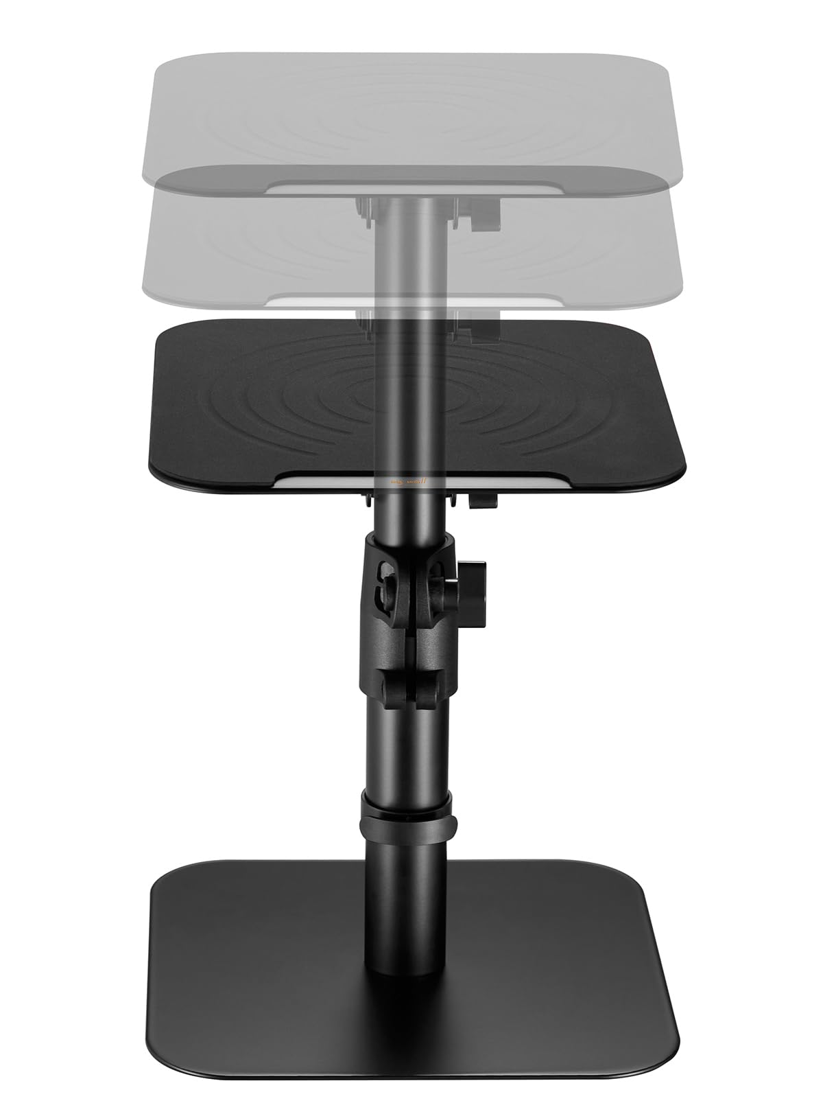 mywall HS31L - Soporte Universal de Mesa para Altavoces (inclinable +/-15°, con una Carga de hasta 15 kg, 2 Soportes), Color Negro