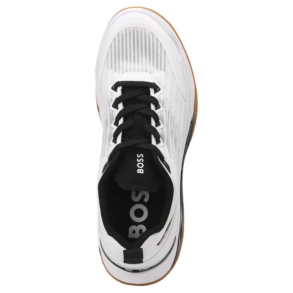 BOSS Courtstride_Tenn_me, Tenis Hombre, Natural, 44 EU