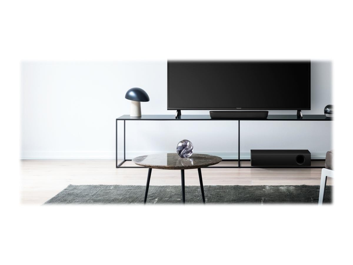 Panasonic SC-HTB250 Barra de Sonido (Inalámbrico y alámbrico Con Subwoofer Hogar, 2.1 Canales, Altavoz Soundbar, DTS Digital Surround,Dolby Digital, 5,08 cm (2''), 10 cm)- Color Negro
