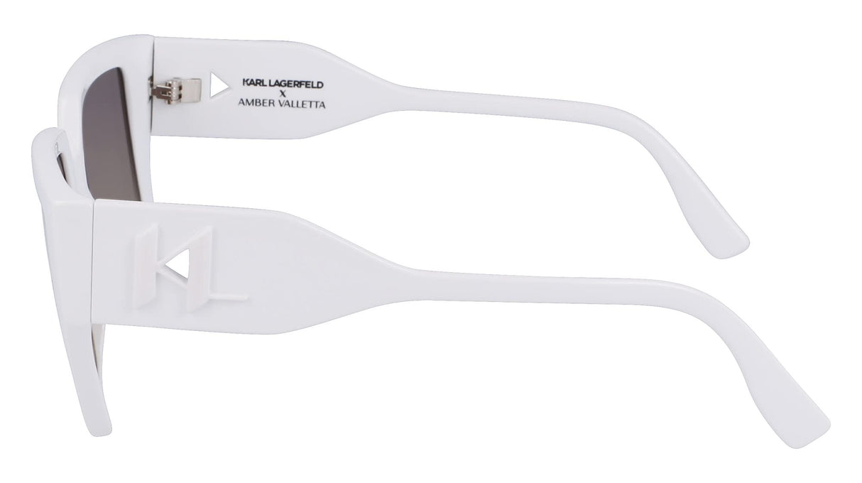 KARL LAGERFELD KL6098S Gafas, Blanco, 52-140-19 Unisex Adulto