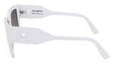 KARL LAGERFELD KL6098S Gafas, Blanco, 52-140-19 Unisex Adulto