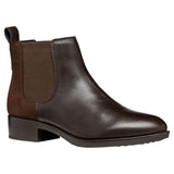 Geox D Felicity B, Bota de Tobillo Mujer, marrón Oscuro, 41 EU