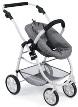 Bayer Chic 2000-Cochecito para muñecas Emotion 3 en 1 All In, Color Vaqueros Gris (637-76)