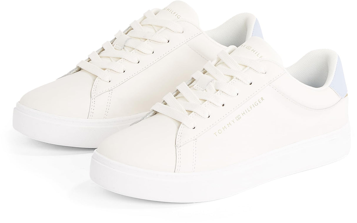 Tommy Hilfiger Runner Sneaker Mujer Essential Low Top, Marfil (Ancient White), 38