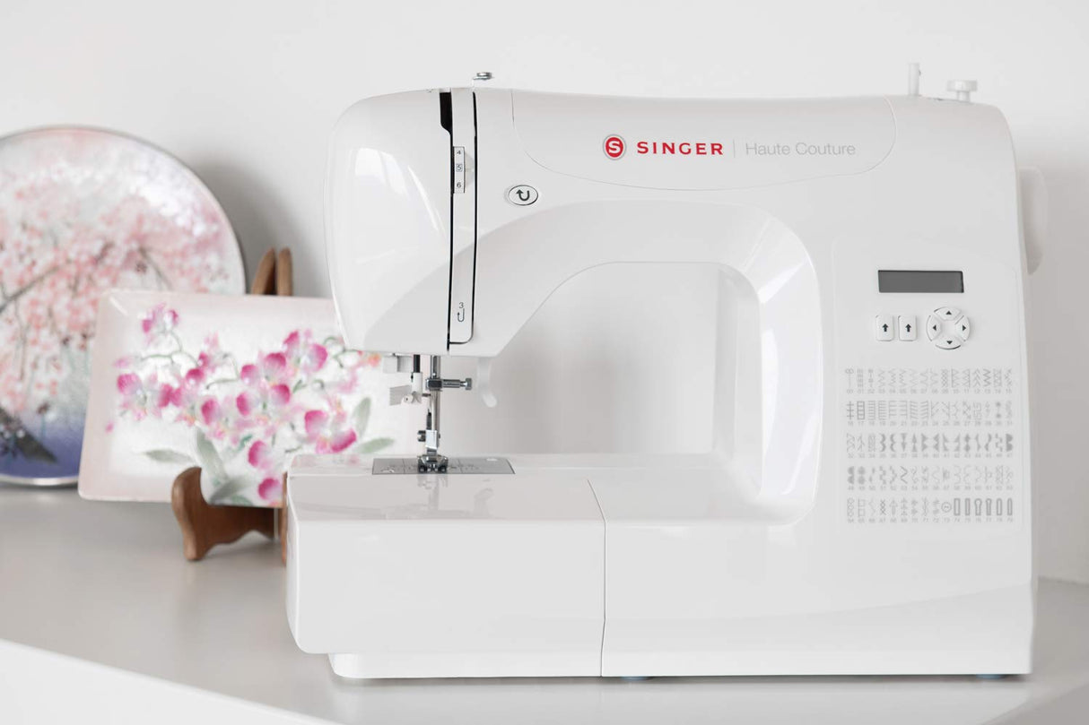 Singer Haute Couture - Máquina de coser electrónica - Edición Limitada - 80 puntadas - Máquina de coser portátil - Profesional - Automática - Para una costura creativa - Fácil para principiantes