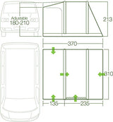 Lichfield California Drive-Away Air Awning - Excalibur, bajo
