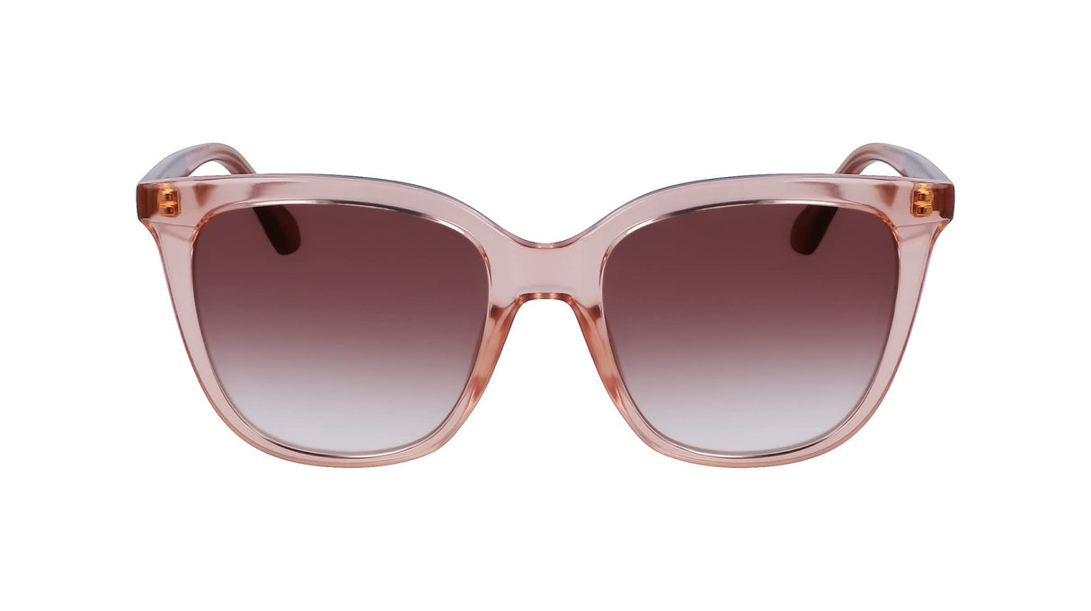 Calvin Klein Women's Sunglasses CK23506S - Rose with Gradient Brown Lens