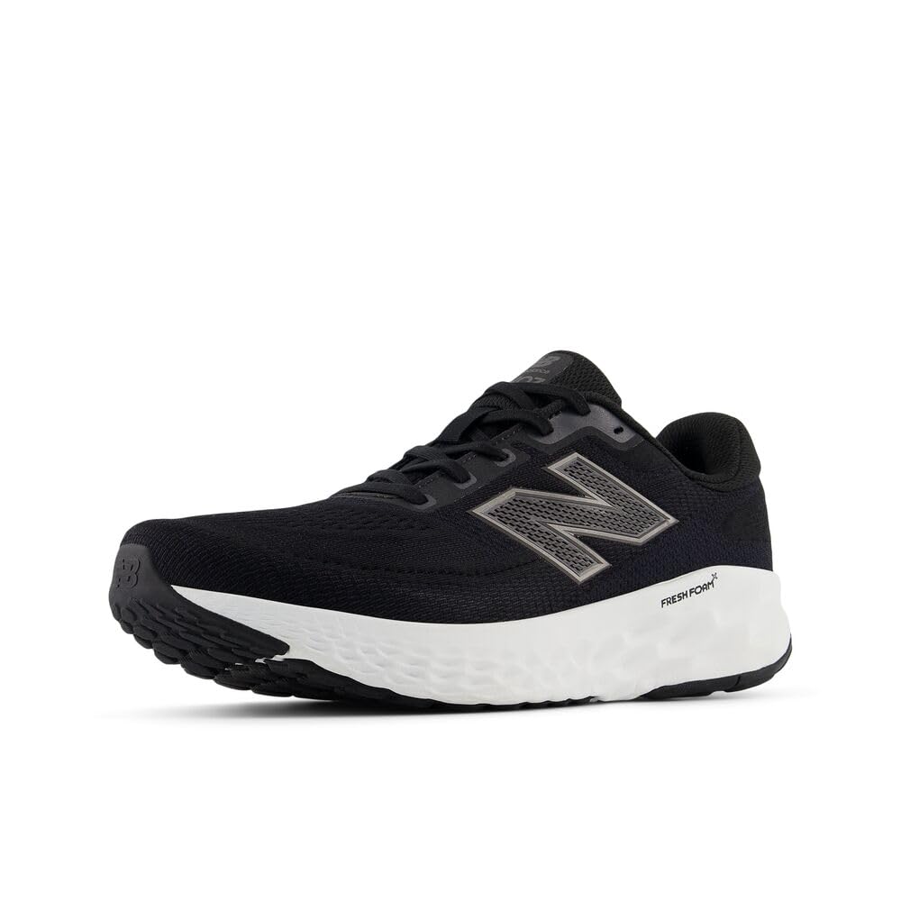 NEW BALANCE EVOZ, Sneaker Hombre, Negro/Phantom/Negro Metálico, 41.5 EU