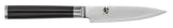 KAI Shun Classic Cuchillo japonés multiusos con hoja de 10 cm - Cuchillo de Damasco de 32 capas con núcleo VG MAX - 61 (±1) HRC - Mango de madera de Pakka - Hecho en Japón - Cuchillo para pelar