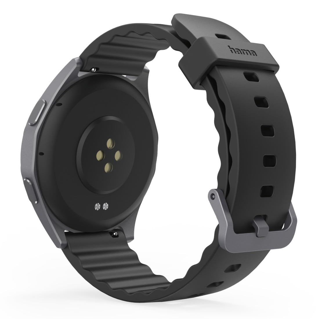 Hama | Reloj Inteligente 1.43" (Smartwatch Resistente al Agua IP68, GPS, análisis sueño, frecuencia Cardiaca, Monitor de hasta 100 Actividades, Pantalla táctil) Azul