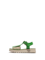 Fly London SARF251FLY, Sandalias Mujer, Green, 42 EU