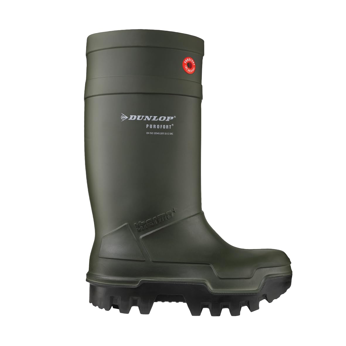 Dunlop Protective Footwear, C662933, Purofort Thermo+ Full Safety, Verde Oscuro/Negro, Talla 43 EU