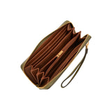 Fossil Logan, Accesorio de Viaje-Billetera Plegable para Mujer, Green, X-Small