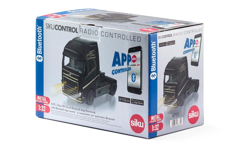 siku 6731 Volvo FH16 with Bluetooth App Control, Black
