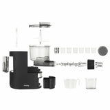 H.Koenig Pasta Maker HOMY90, 600g pasta, 375ml agua, 6 programas automáticos sin gluten, 7 moldes para pasta, balanza integrada, 220W