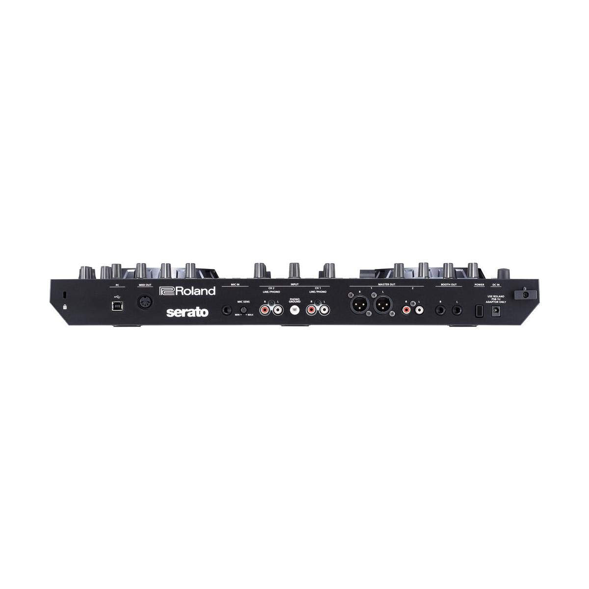 Controlador de DJ Roland DJ-505 — Dos canales y Deck Select para hasta cuatro decks — Controlador de DJ de gama alta en formato compacto