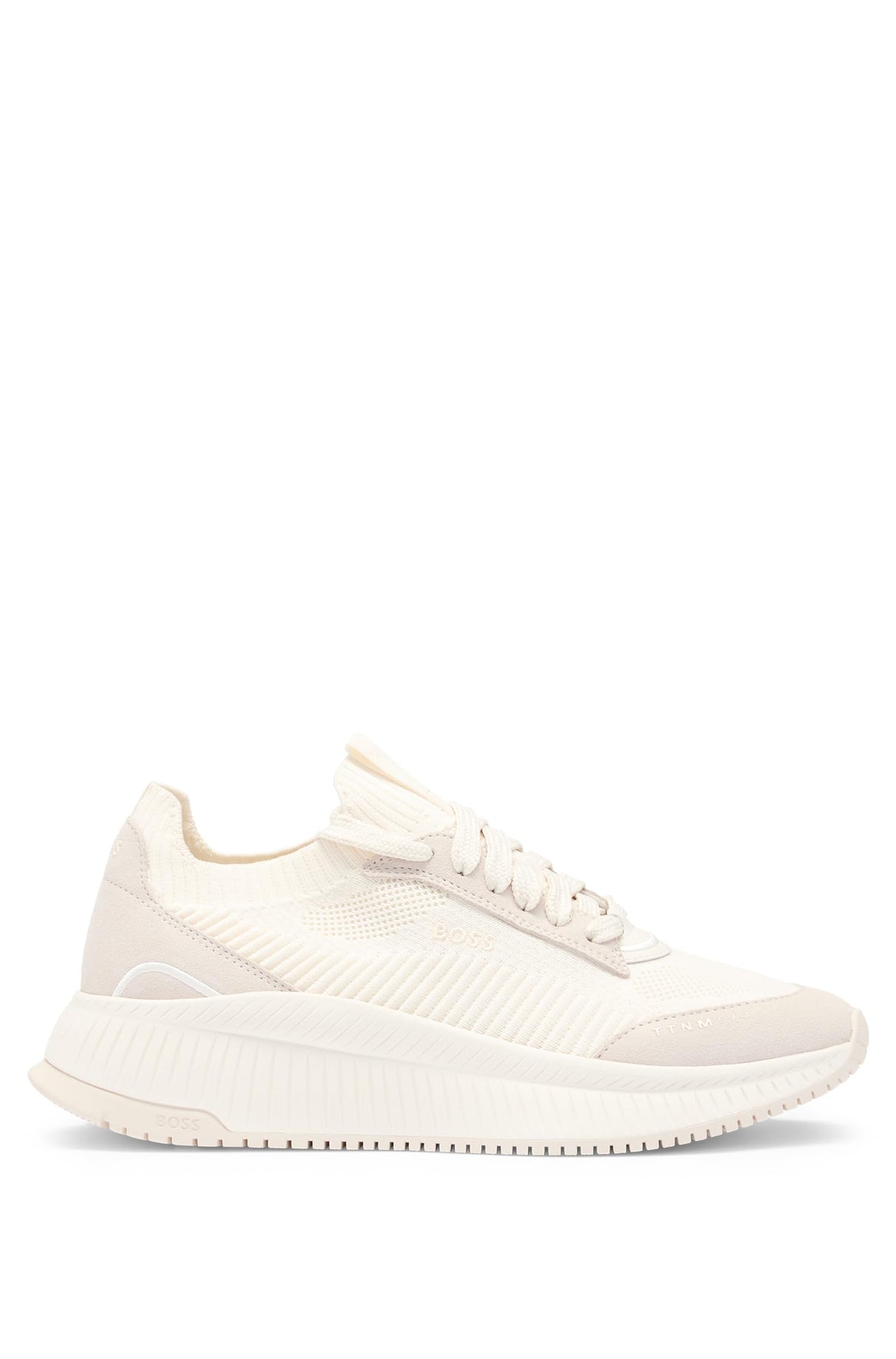 BOSS TTNMEVO_Slon_lowkn, Zapatillas Mujer, Open White118, 37 EU