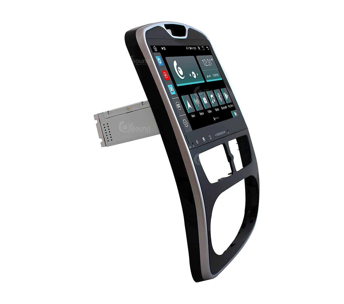 Autorradio de Ajuste Personalizado para Renault Clio Android GPS Bluetooth WiFi Dab USB Pantalla táctil Full HD 10" procesador de 8 núcleos y comandos de Voz