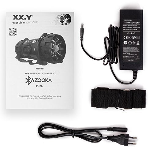 XX.Y P-127J - Altavoz portátil (Bluetooth, NFC), Negro