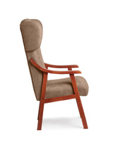 Abuelo a Gusto- Silla con Brazos, Orejas y apoya-Cabezas de Madera, con Respaldo Recto y sentada Alta, Ideal para Personas Mayores o Personas con Movilidad Reducida. Tamaño: 57x69x116 cm.