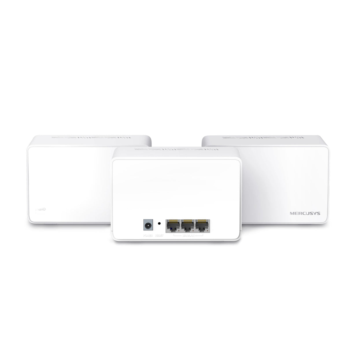 Mercusys Halo H3000X(3-Pack) - Router Mesh WiFi 6 AX3000, Doble Banda 2 4Ghz/5Ghz, 3X Puertos Gigabit, Cobertura hasta 650m², MU-MIMO,OFDMA, 1024-QAM
