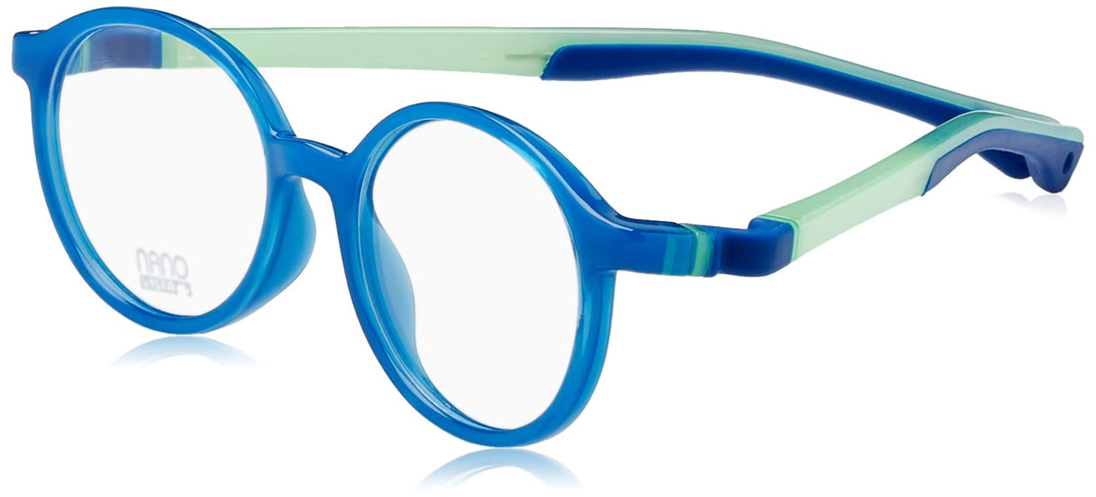 GAFAS NANO GLOW FLICKER 3.0 AZUL CRISTAL/VERDE GLOW, PARA 8-12 AÑOS, TALLA 48