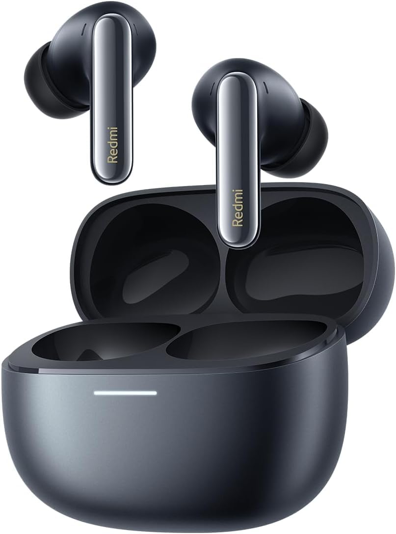 Xiaomi Redmi Buds 6 Pro | Auriculares Inalámbricos Bluetooth con Cancelación de Ruido | Cascos Inalámbricos con 36h de Duración | Headphones con Triple Micrófono | Audífonos Negros