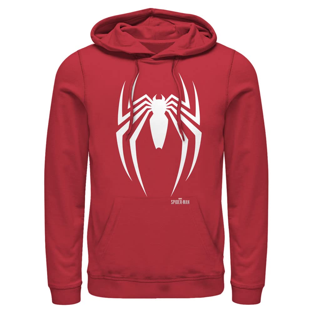 Marvel Spider-Man Gamerverse Sudadera con Capucha, Rojo, M para Hombre