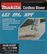 Makita DUB184RF - Soplador de batería (18 V, 3,0 Ah, 1 batería y cargador)