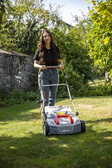 IKRA escarificador y aireador eléctrico IEVL 1838, saco coletor 40l, largo de trabajo 38cm, 1800W