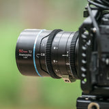 SIRUI Mars Juego de Cine Cinema Objetivo Lens Lenses Lente Anamorphic 1.33x T2 a T2.9, Kit de Lentes MFT (Lentes Anamorphic M4/3 de 24 mm, 35 mm, 50 mm, 75 mm)