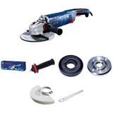 Bosch Professional GWS 24-230 JZ - Amoladora angular (2400 W, Ø 230 mm, Soft Start, Cyclon, en caja)