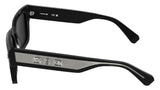 Lacoste Unisex Adult Sunglasses L6071S - Black with Solid Grey Lens