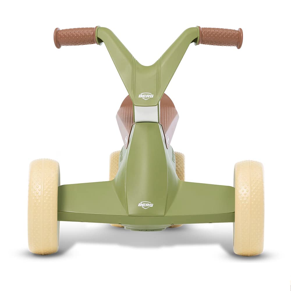 Berg GO² - Coche Antideslizante 2 en 1, diseño Retro, Color Verde