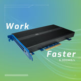 OWC Accelsior 4M2 (16.0TB) Solución de Almacenamiento PCIe NVMe M.2 de Cuatro Unidades SSD con SoftRAID XT para Mac Pro (Finales de 2019 - Actual), Mac Pro (2010-2012) y Torres de PC