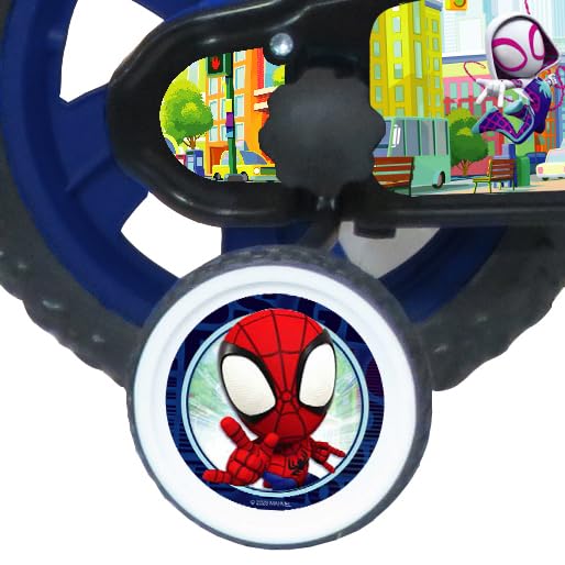 albri Bicicletta Pollici Di Bicicleta de 12 Pulgadas de Spidey, Bebés niños, Multicolor