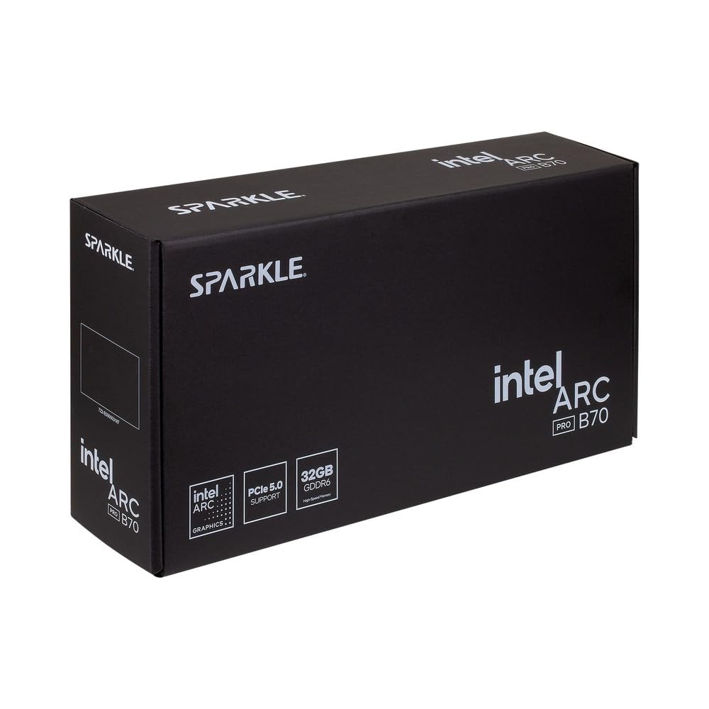 SPARKL Intel ARC Pro B70 - Tarjeta gráfica con Ventilador [SBP70W-32G]