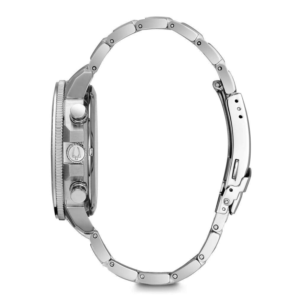 Bulova Reloj Analógico para Hombres de Cuarzo con Correa en Acero Inoxidable 96B272