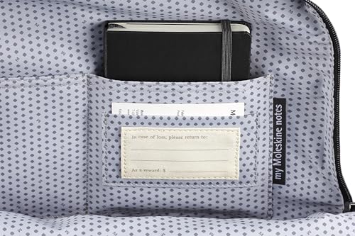 Moleskine Mochila PRO, Colección Classic, Mochila Profesional Compatible ConTablet, iPad, Laptop Hasta 14", Dimensiones 30 x 41 x 12 cm, Color Negro