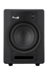 Fluid Audio Subwoofer de Estudio Activo F8S (Amplificador de Clase D de 200 W, Respuesta en frecuencia de 30-200 Hz, Compacto y Potente, con Pedal de Control de Graves),Negro