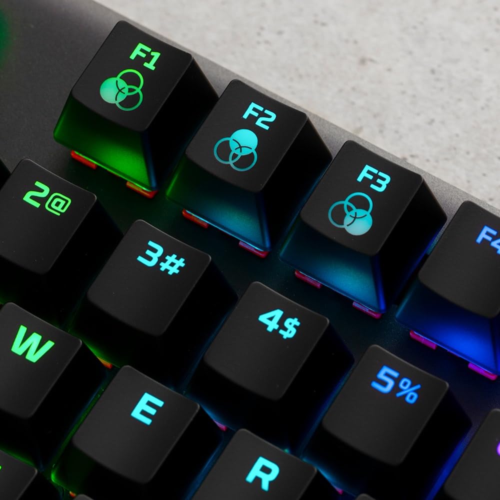 HyperX Alloy Origins Core – Teclado mecánico para juegos RGB, Tenkeyless, interruptores HyperX Red (QWERTZ)