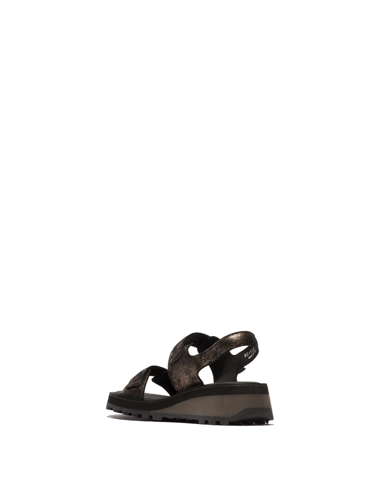 Fly London HEIF558FLY, Sandalias Mujer, Graphite, 42 EU