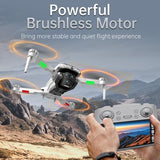 OBEST Drone con HD Doble Cámara, Drone RC Plegable con 4,3 Pulgadas Pantalla LCD, Motor sin Escobillas,Hover Estable, 5GHz WiFi, 2 Baterías, para Niños y Adultos
