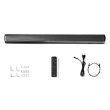 NEDIS - Barra de Sonido - 135 W - 2.0 - Bluetooth - Mando a Distancia - Soporte de Pared - Experiencia de Cine en casa - 1 x 3,5 mm, 1 x USB, 1 x Audio coaxial, 1 x Entrada óptica - 1 x Salida HDMI -