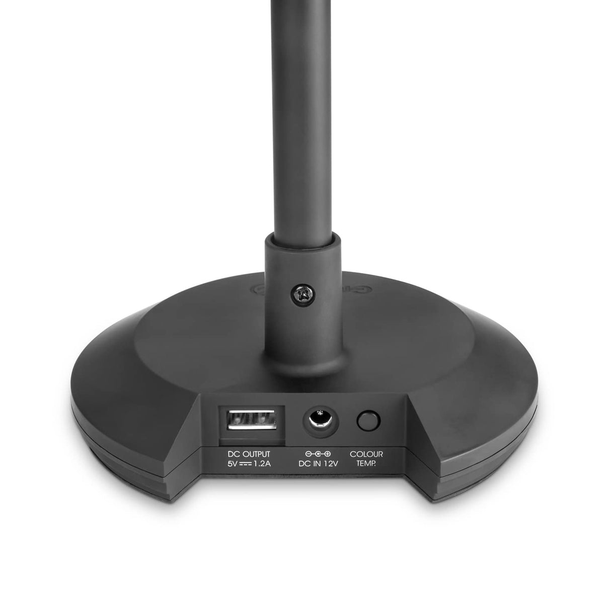 Gravity LED PLT 2B - Lámpara LED para mesas y pianos con atenuación y puerto de carga USB