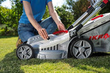 IKRA cortacésped eléctrico IERM 2043 T, 2000W, altura de corte 30-75mm, anchura de corte 43cm, incl. cuchilla de repuesto