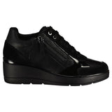 Geox D Ilde C, Zapatillas Mujer, Schwarz, 39 EU